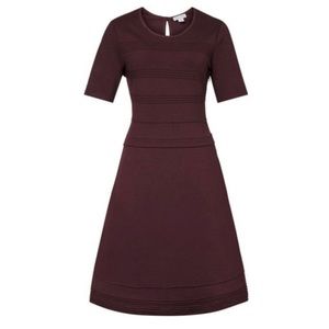 Reiss Size 10 Pleated Sheath Dress